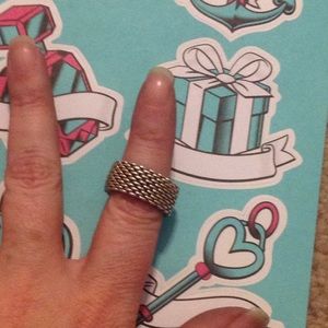Tiffany and Company classic mesh ring